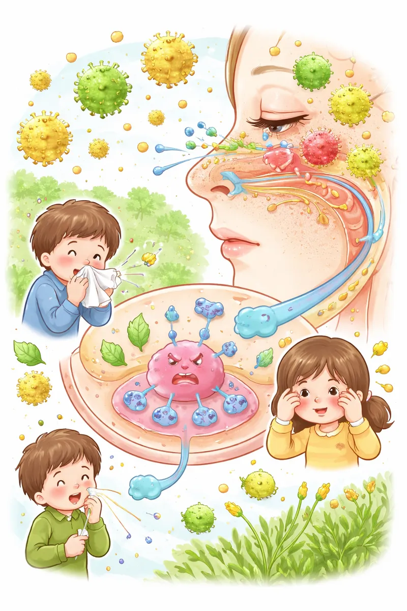 花粉症のイメージ