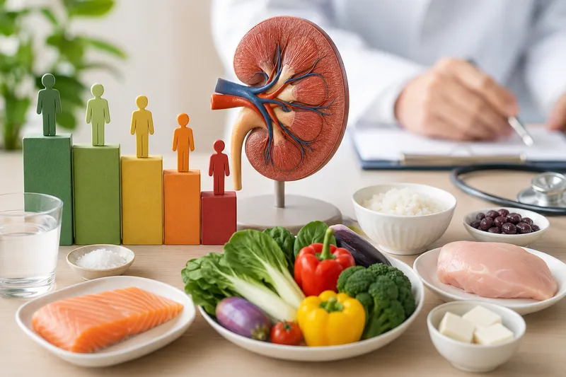 CKD（慢性腎臓病）ステージG1〜G5をわかりやすく解説：eGFRの見方と食事制限の変わり方